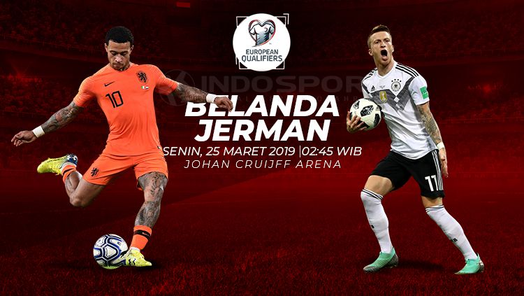 BELANDA VS JERMAN DI KUALIFIKASI EROPA 2020