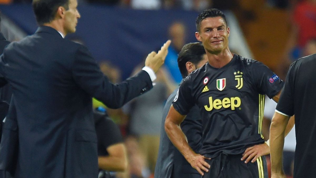Juventus harus Menunda Pesta Gelarnya, Ronaldo Menangis  Tersedu-seduw